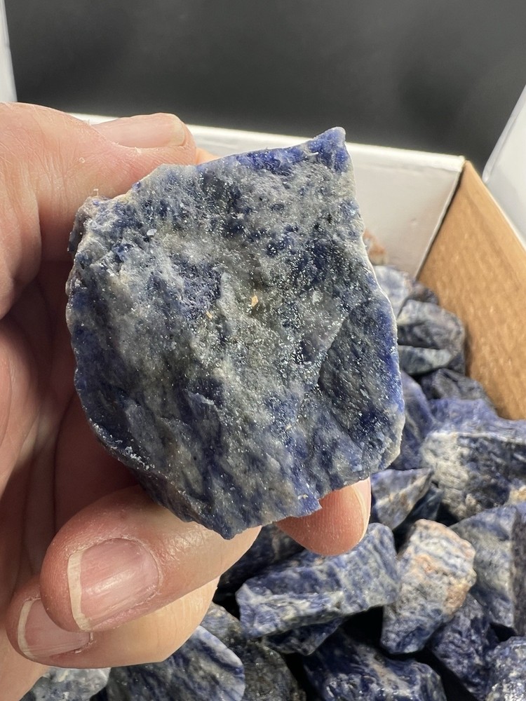 Rough Blue-Violet Sodalite Lapidary Grade or as Display 1 pound+