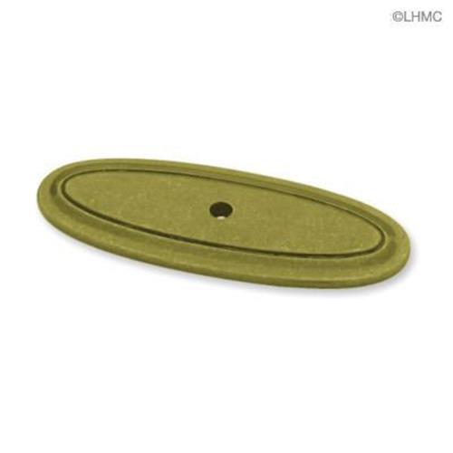 (12 Pack) Knob Backplate - Antique Lancaster - Oval