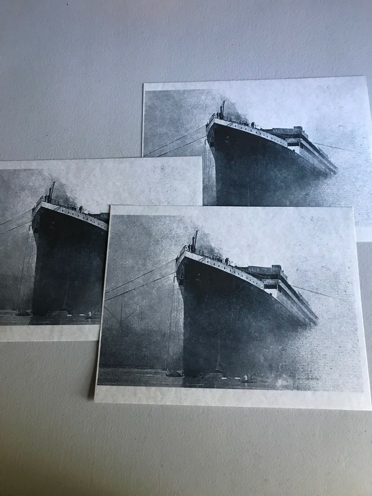 RMS TITANIC IN THE MIST