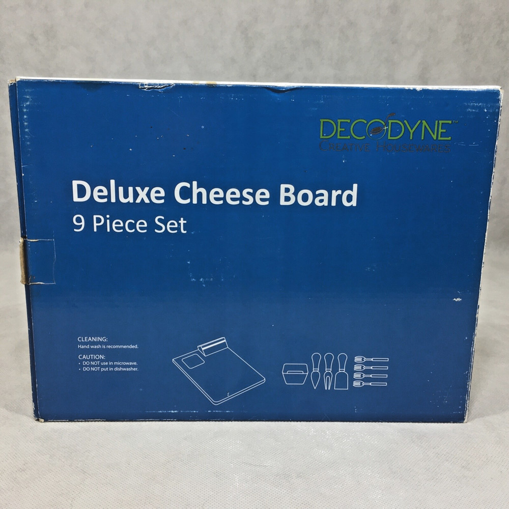 Decodyne Deluxe Cheese Board 9-Piece Set