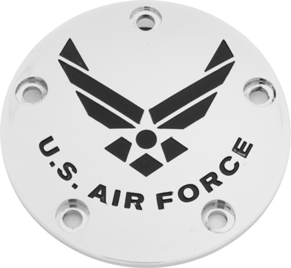 Chrome Air Force Timer Points Cover Custom Engraving AIRF04-04