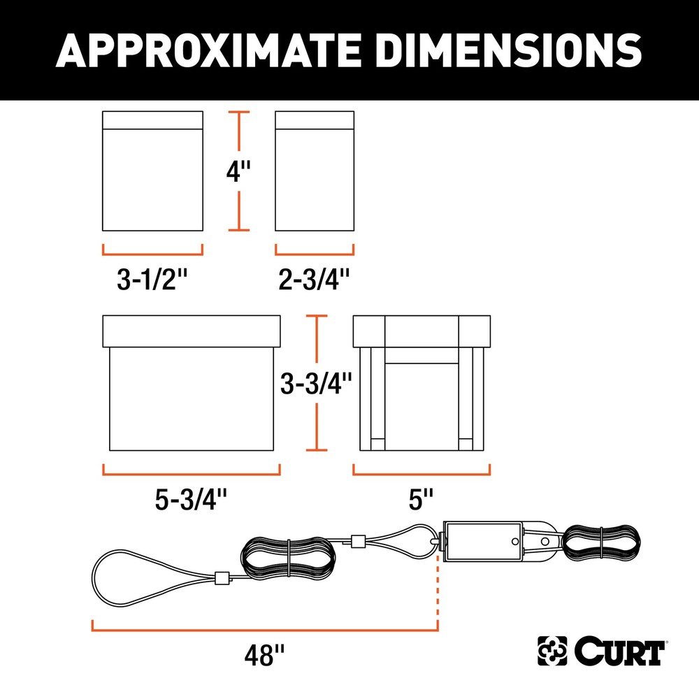 CURT Breakaway System With Side-Load Battery Push-To-Test 52042