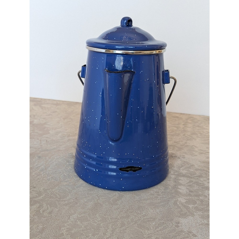 Blue Enamel 5 cup Percolator