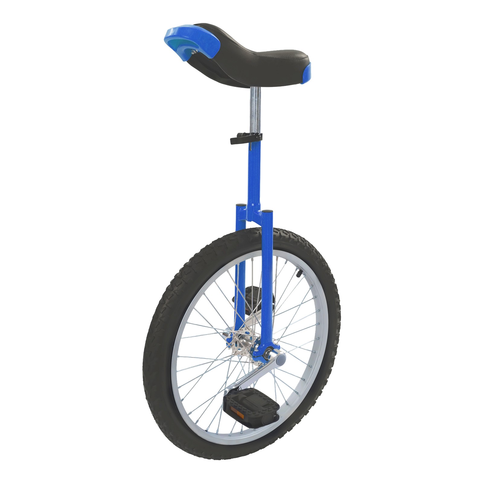 Blue 20inch Unicycle with Adjustable Height 78-90cm,Lightweight Outdoor Unicycle