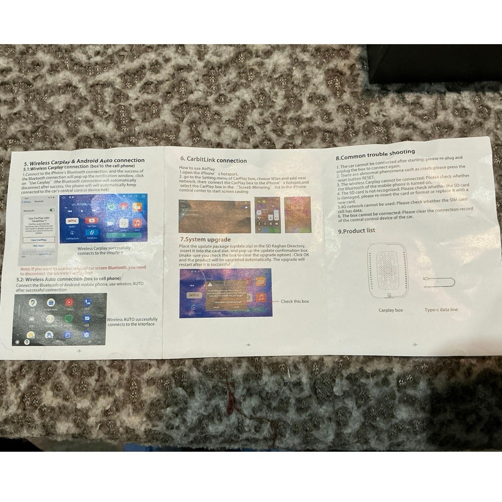 Wireless Bluetooth Carplay Adapter