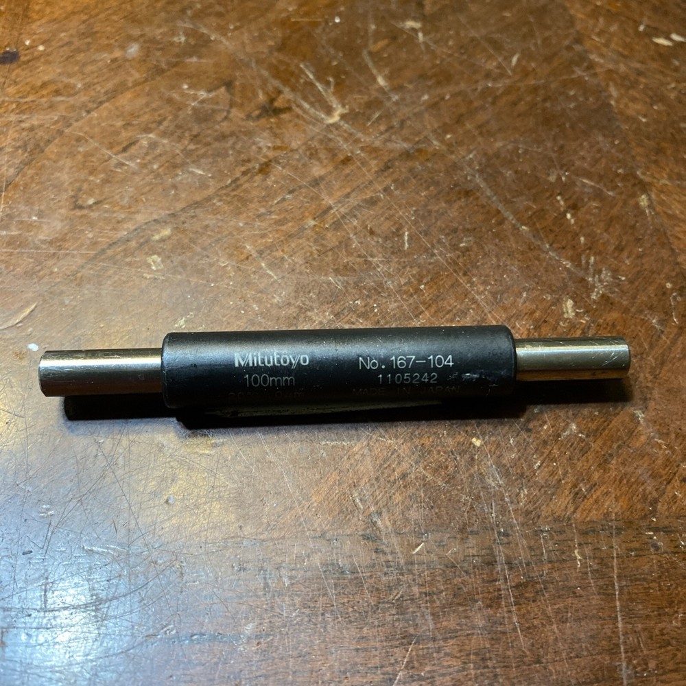 Mitutoyo micrometer 100 mm 167-104 calibration MEASURING zero point (D12)