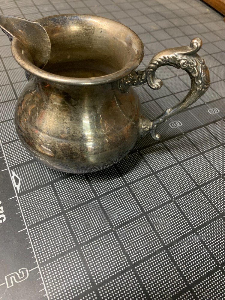 Antique Waldorf Silver Plated Cream Pitcher