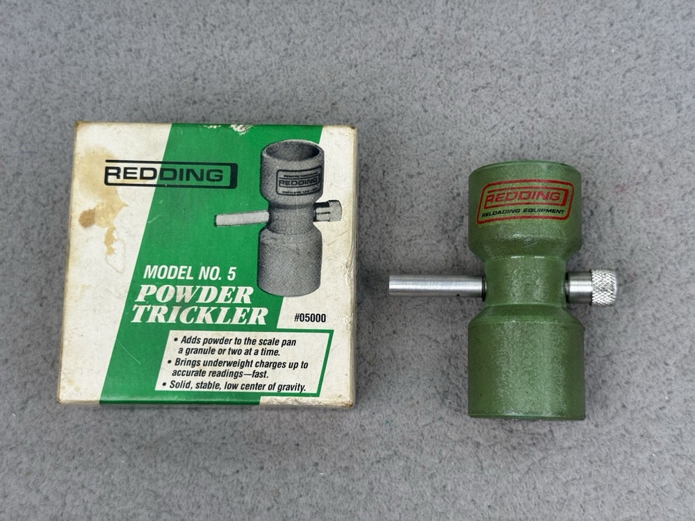 REDDING RELOADING EQUIPMENT Model No. 5 Powder Trickler #05000