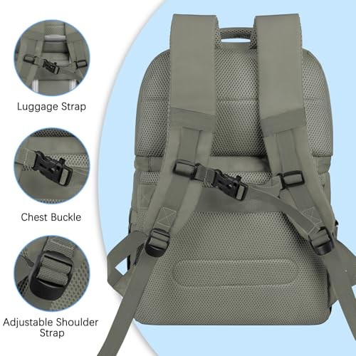 Insulated Cooler Backpack, 40L Large Leakproof & Lightweight Soft Olive