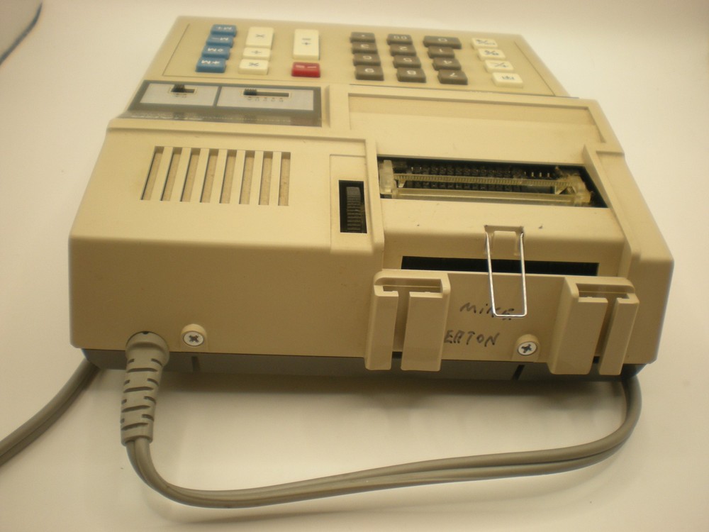 Sharp Electronic Printing Calculator El-1182 works