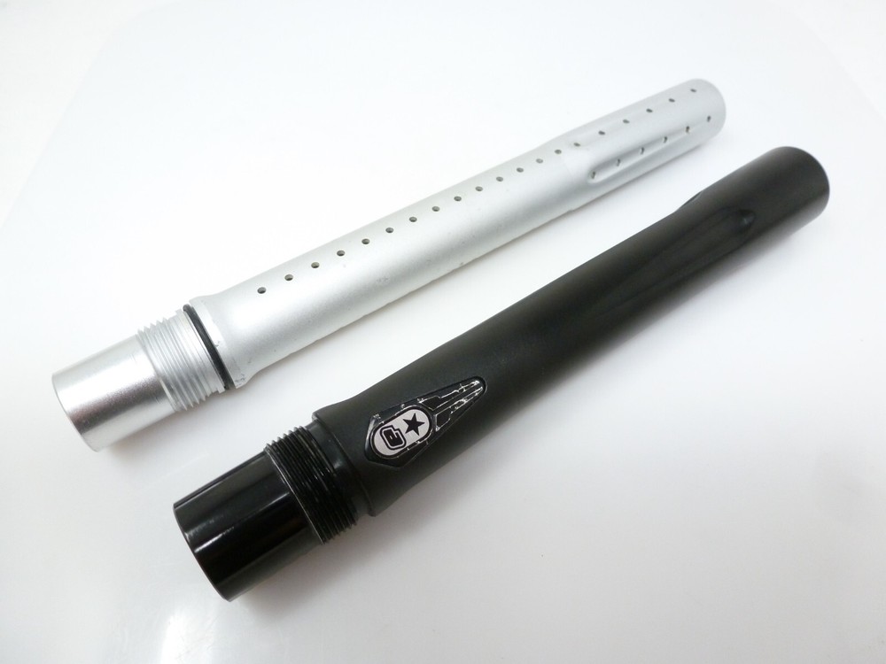 PLANET ECLIPSE 14" 2-PIECE SHAFT BARREL KIT SILVER BLACK AUTOCOCKER THREAD DYE 2