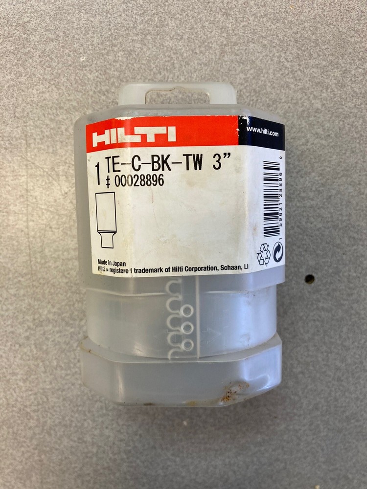 Hilti TE-C 3" SDS Plus Style Percussion Core Bit TE-C-BK