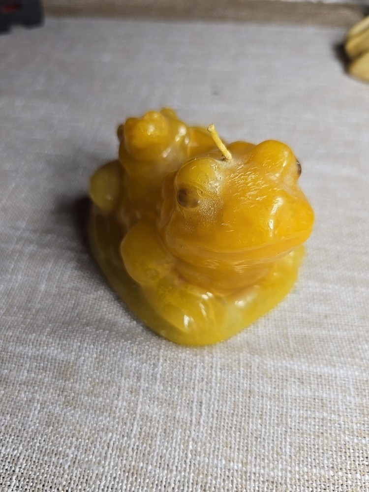 Vintage Frog Shaped Candle