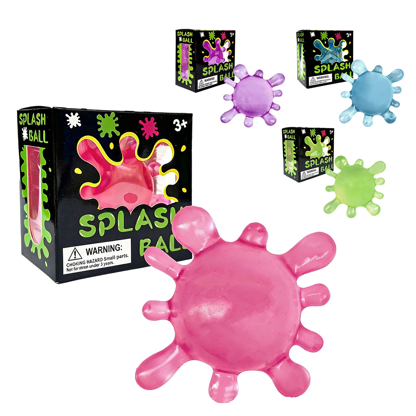 NeeDoh Sploot Splat 4 COLORS NEW!!! BLUE, PURPLE, GREEN, PINK