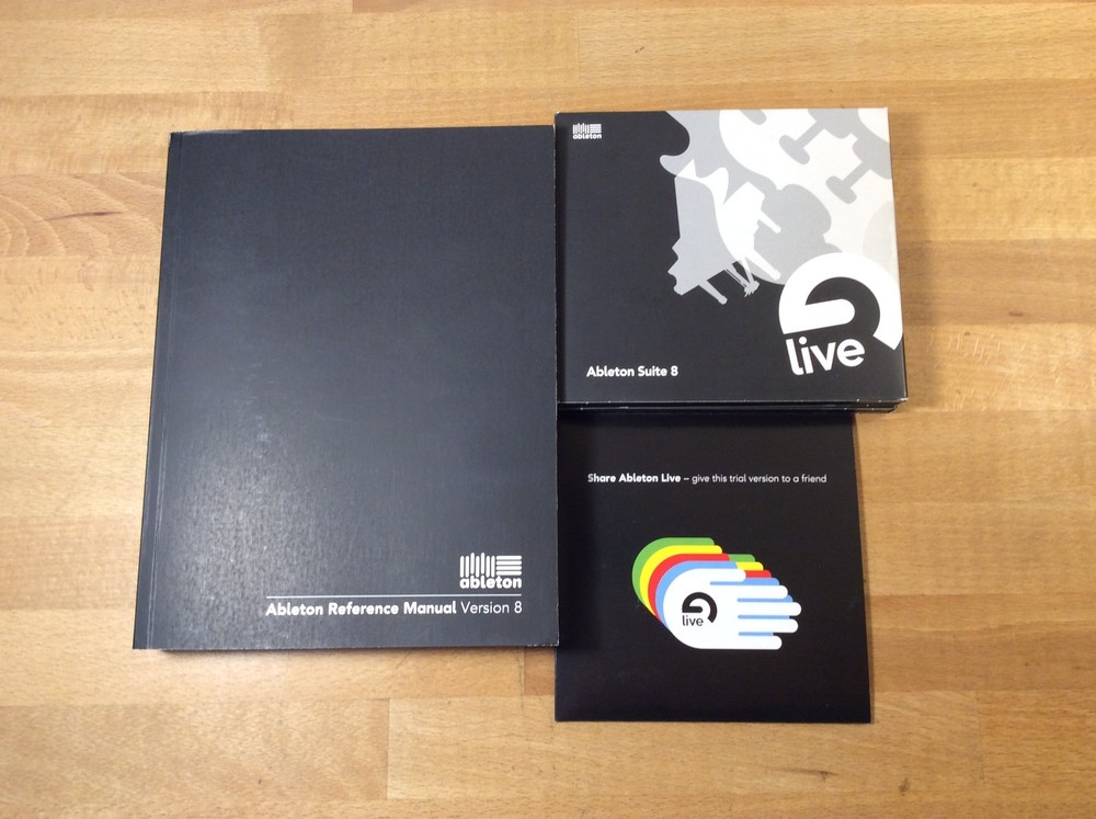 Ableton Live 8 Suite, Reference Manual, Disks, Windows, Mac