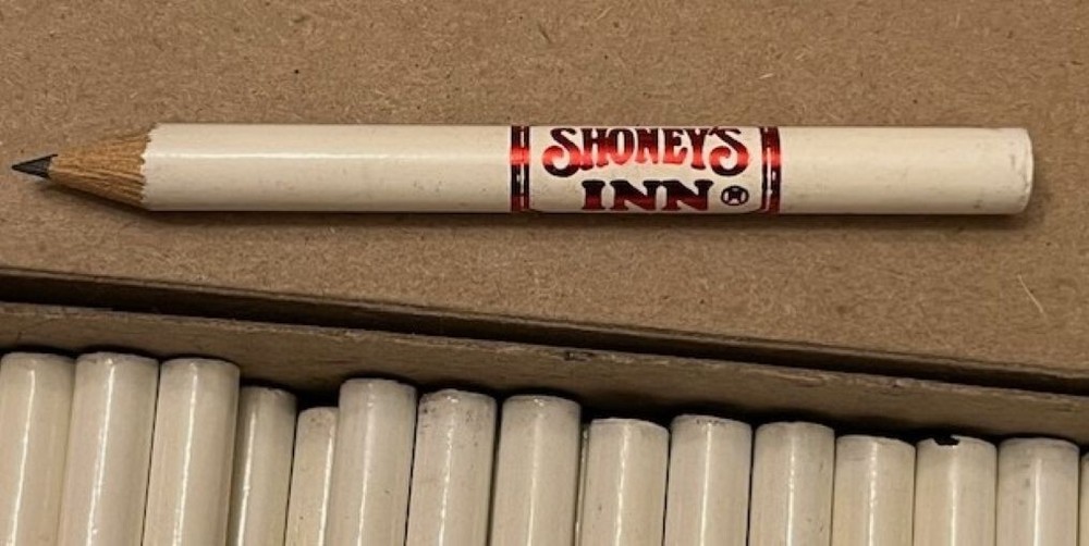 Shoney's Inn Golf Pencils - Pre-Sharpened Yellow - Box