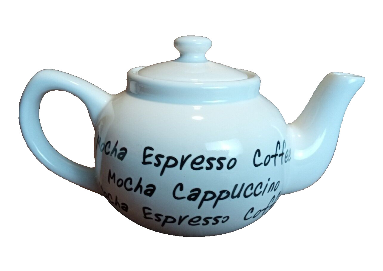 Gourmet Expressions Teapot Cream MOCHA ESPRESSO COFFEE/CAPPUCCINO