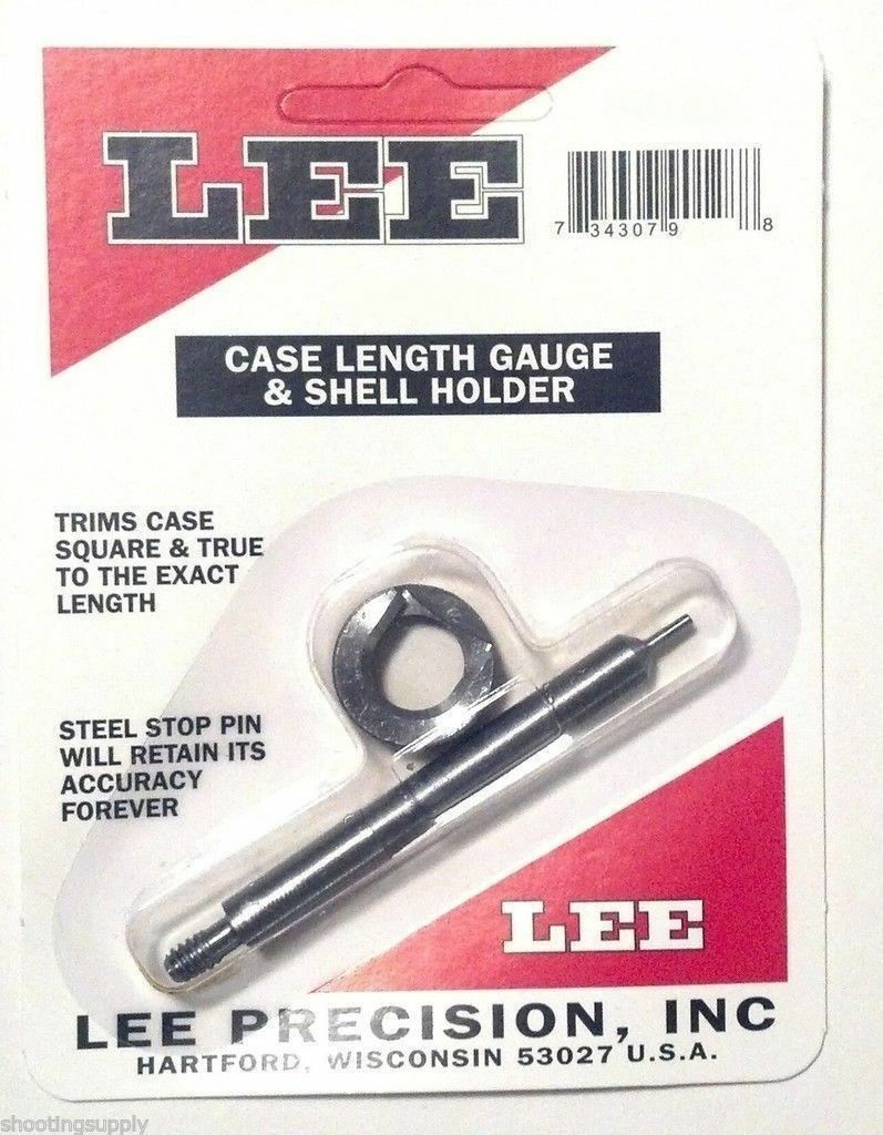 Lee 90135 Case Length Gauge & Shell Holder 30 Carbine M1  #90135
