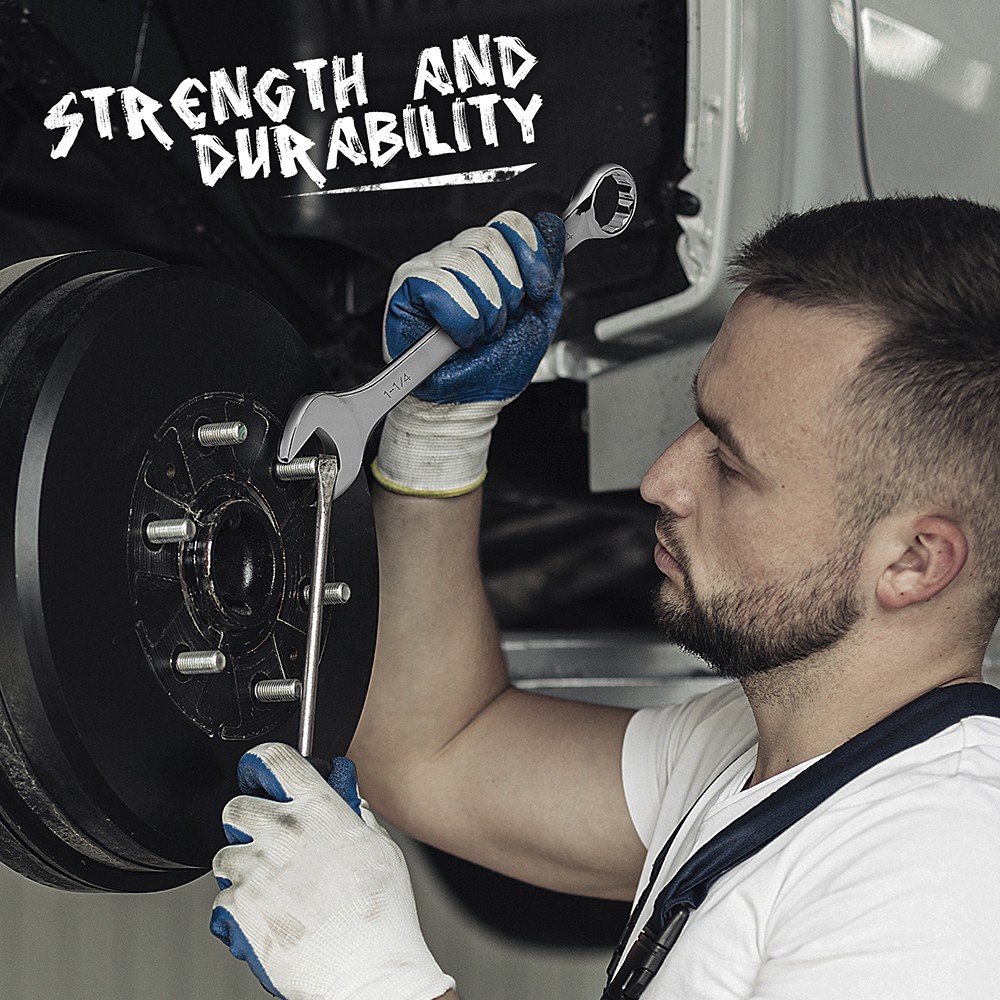 6PC Large Wrench Set with Rolling Pouch 15/16″ 1″ 1-1/16″ 1-1/8″ 1-3/16″ 1-1/4″