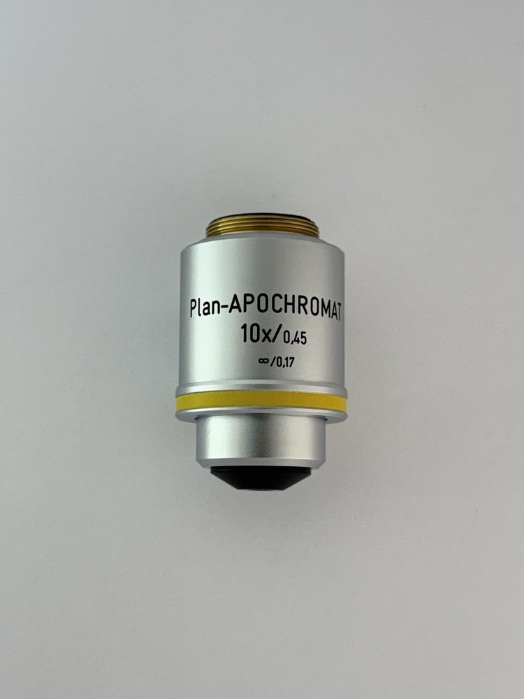 Zeiss Plan-Apochromat 10x/0.45 ∞/0.17 Microscope Objective Lens RMS