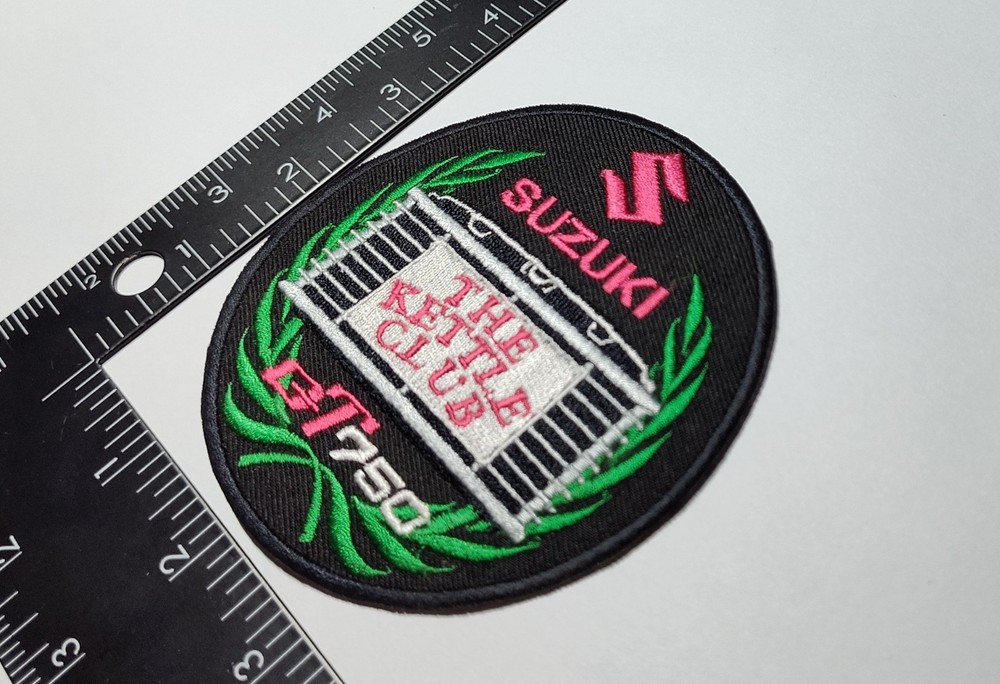 Suzuki GT750 Large Patch NOS Hook Loop Tactical Backpack NOS High Quality Patch