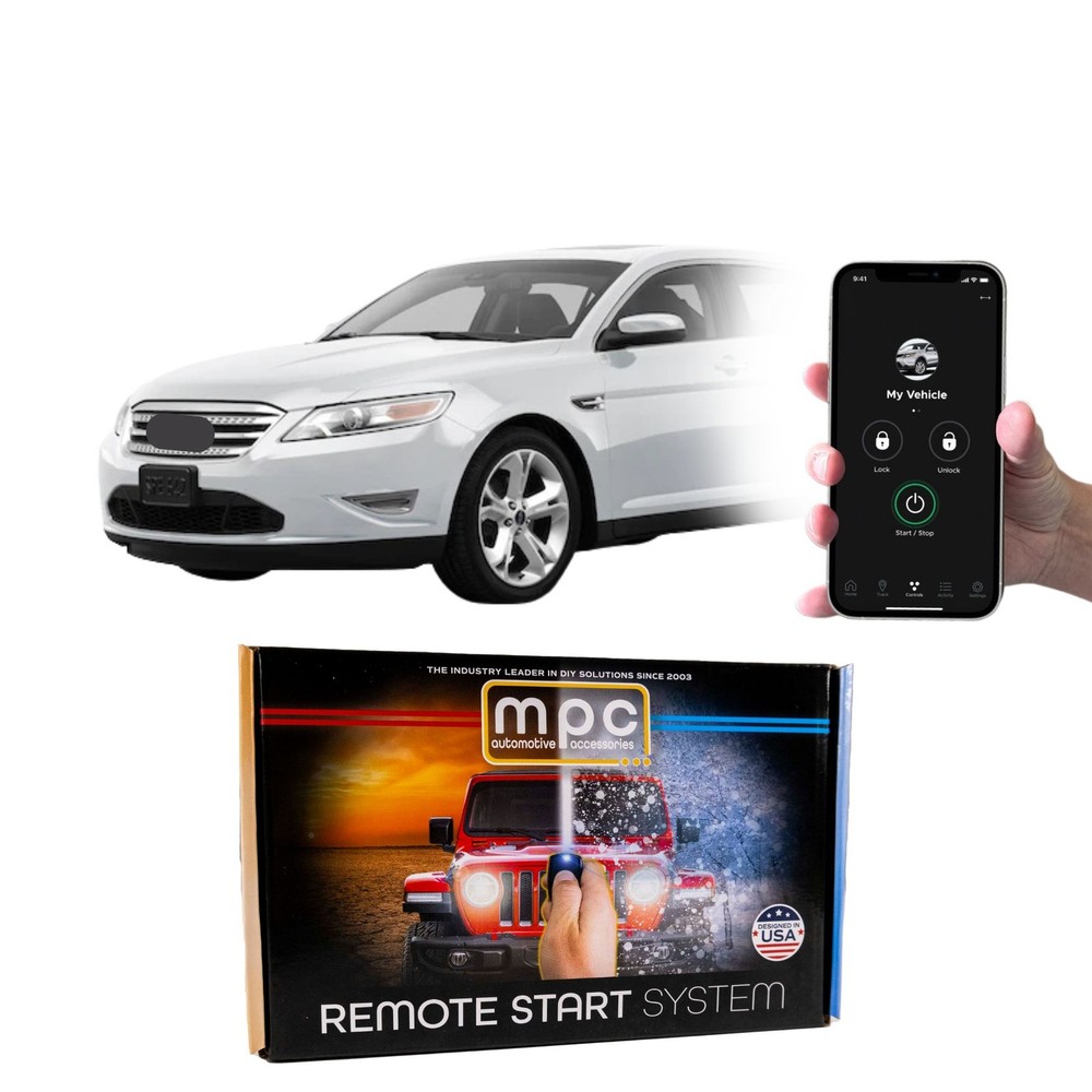 Smartphone or OEM Remote Activated Start For 2008-2012 Ford Taurus - w/T-Harness