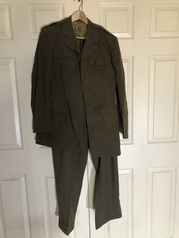 Vintage WW2 1944 Wool Army Field Uniform