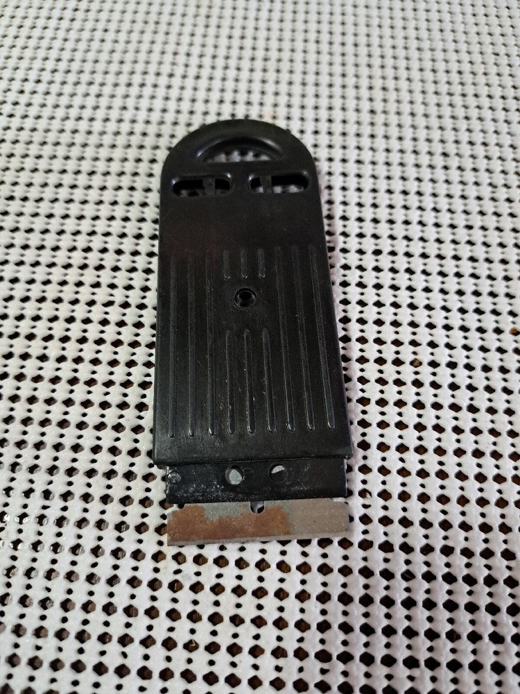 Vintage Plastic Razor Blade Scraper Single Edge Blade