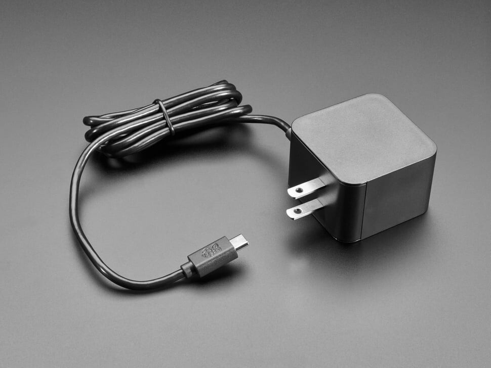 Raspberry Pi 5 Official Power Adapter USB-C 27W US Version - Black (SC1158) 🇺🇸