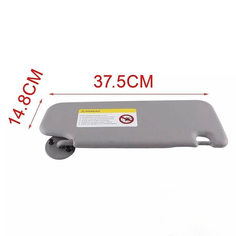 For Chevrolet Vehicles Gray Plastic Driver Passenger Side SUn VIsor Set