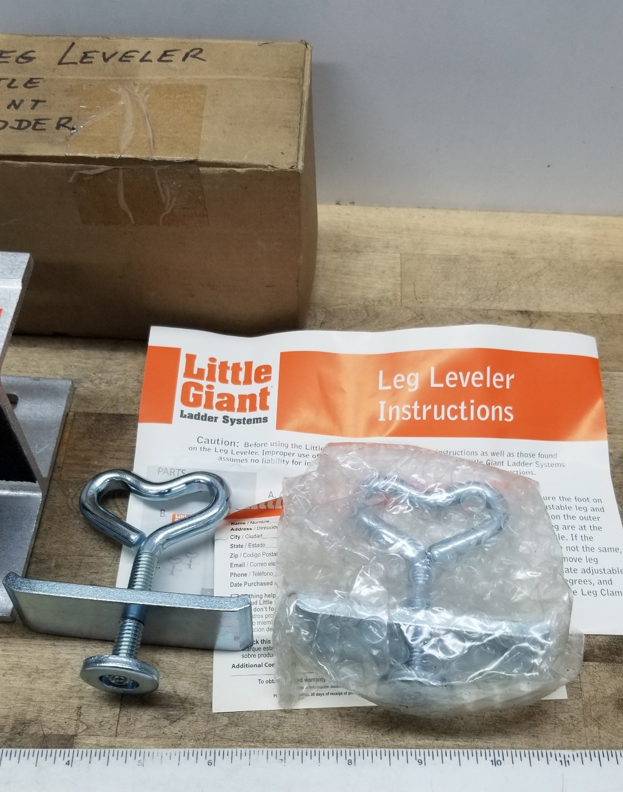 Little Giant Leg Leveler Accessory for Little Giant Ladders (CLAMP ONLY)