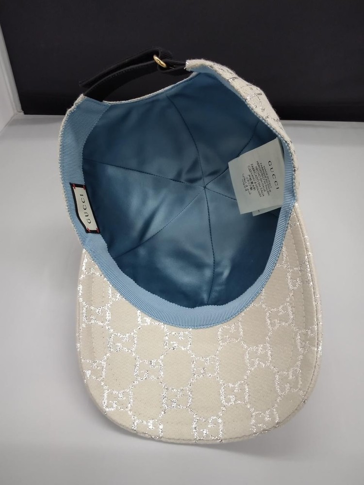 GUCCI baseball hat with GG glitter.