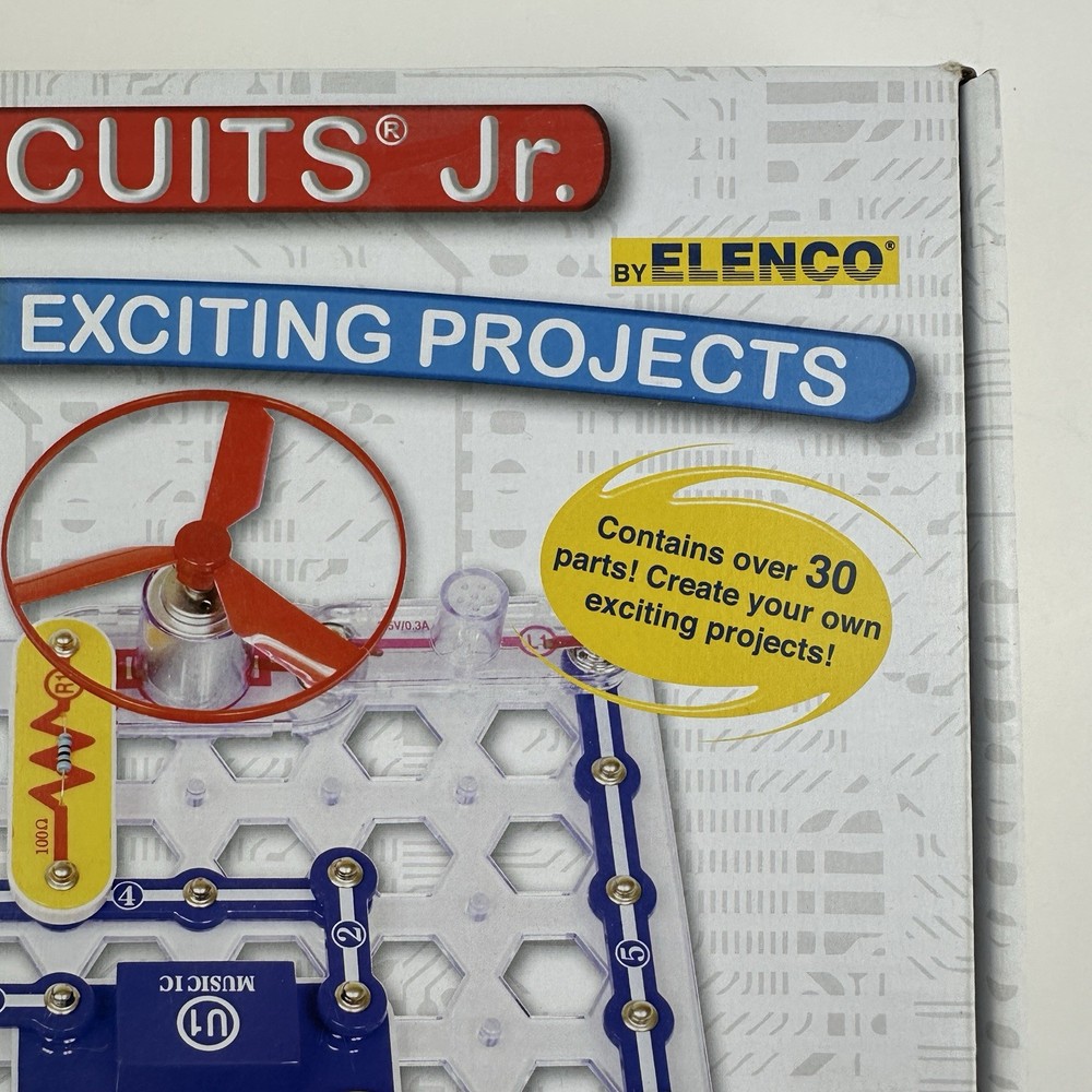 Elenco Snap Circuits Junior STEM Build Over 100 Electronic Projects Complete
