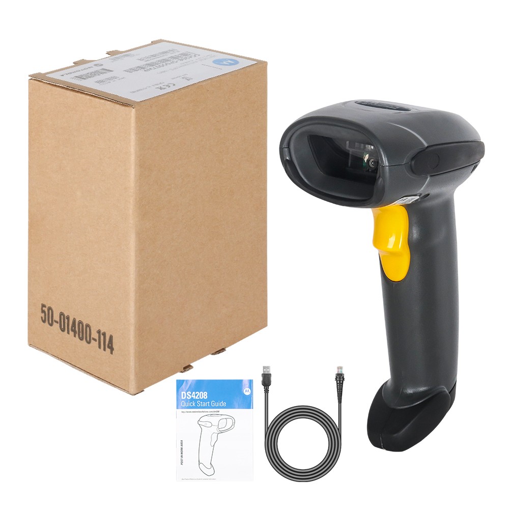 Symbol Wired Handheld USB Barcode Scanner 1D/2D Imager Scanning DS4208-SR00007WR