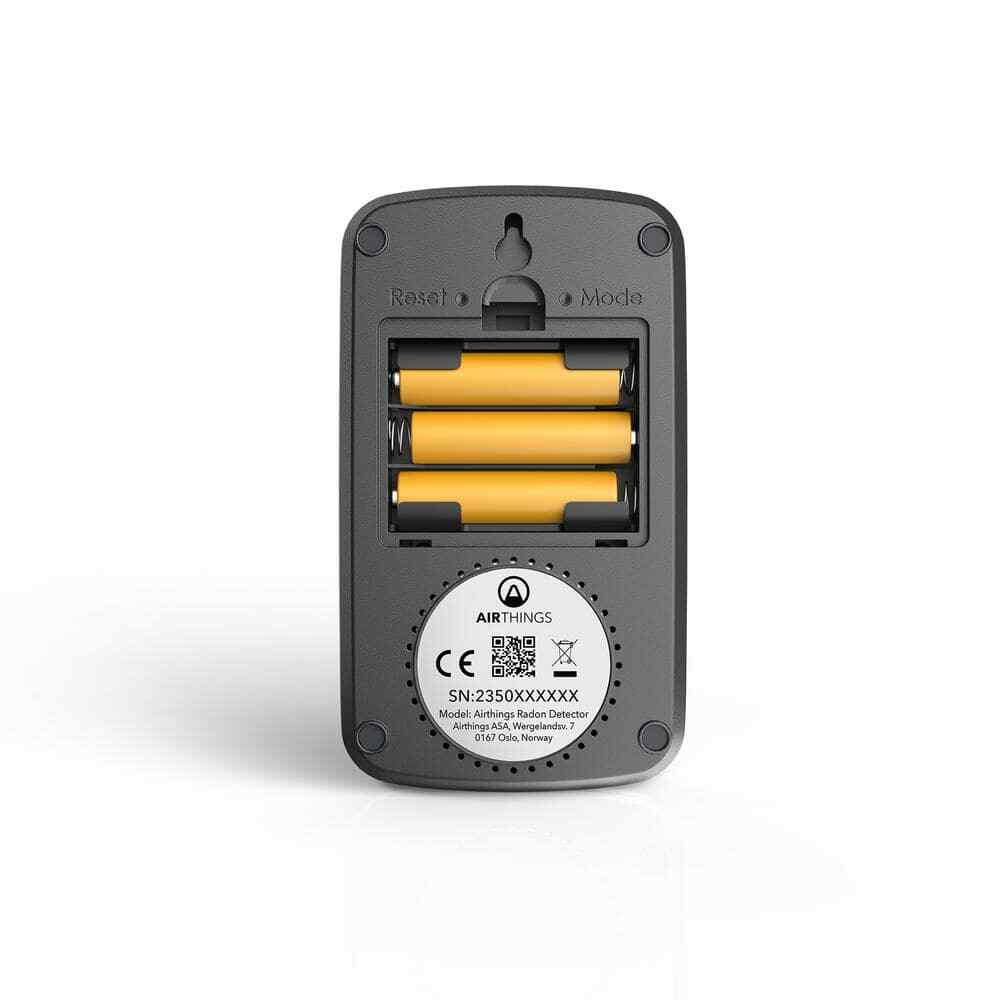 Airthings Battery Operated Digital Radon Detector