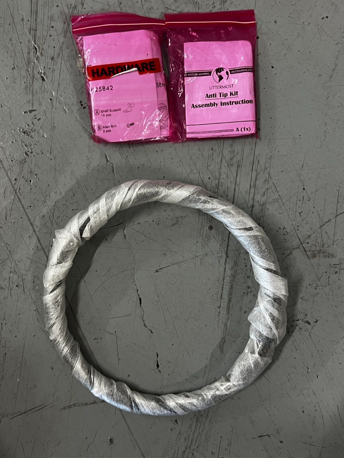 Uttermost Kohana 36" Accent Cabinet in Worn Black & Bronze 25842