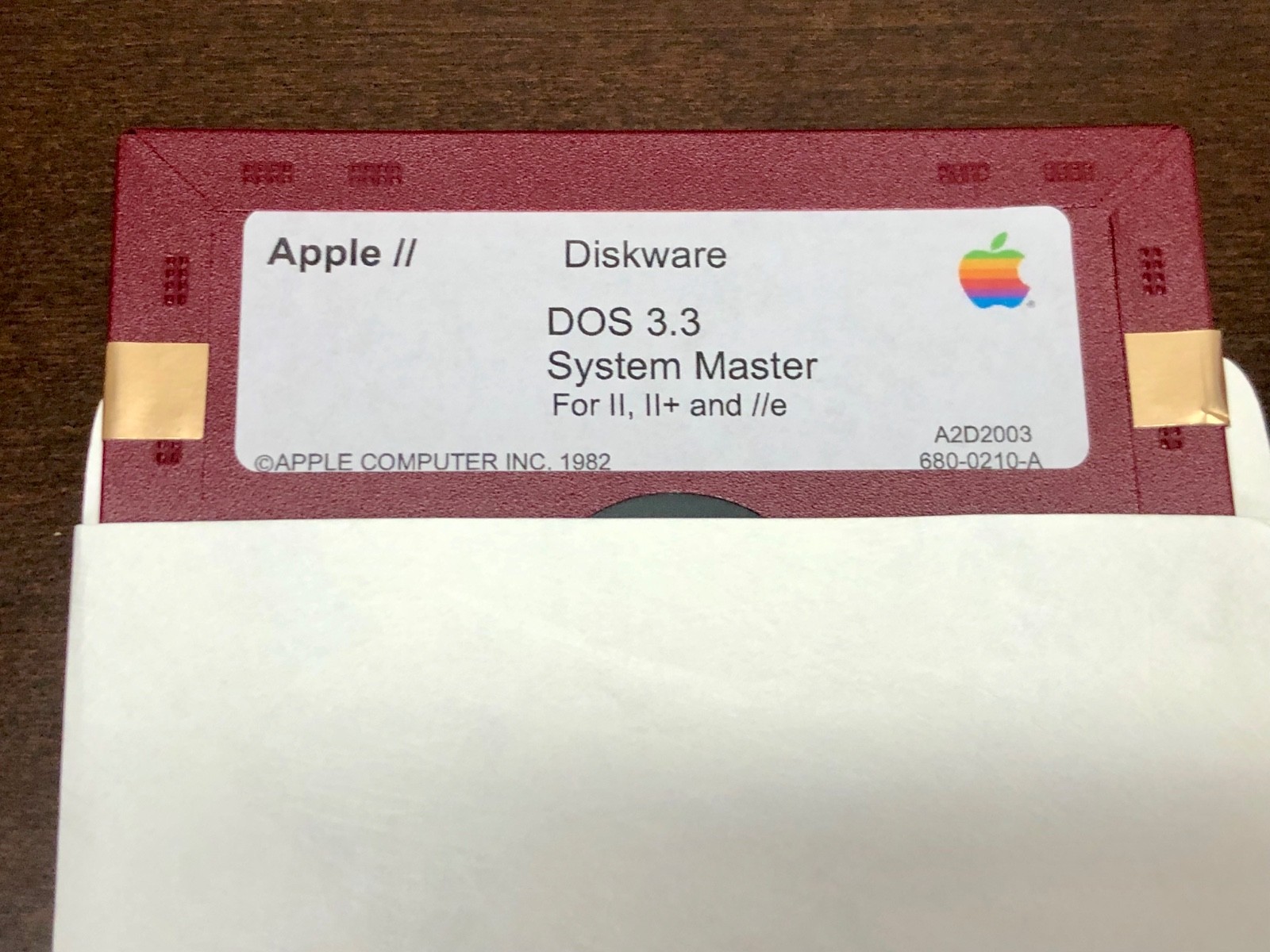 ProDOS 2.4.2 / DOS 3.3 2 Sided Diskette / Apple II, IIe, IIc, & IIgs Computers