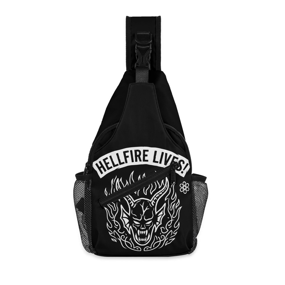 Stranger Things - Hellfire Lives Crossbody Bag with Adjustable Strap