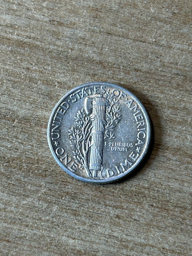 1945 Mercury Dime AU