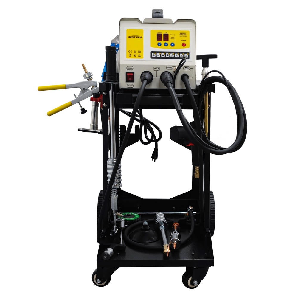 220V Steel Dent Pulling Machine Car Repair Spot Dent Puller Dent Pull Tool Kit