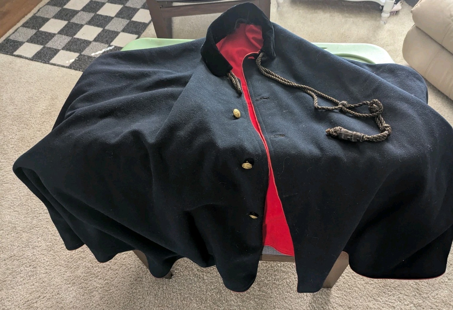Original 19th Century Original Officers Cape