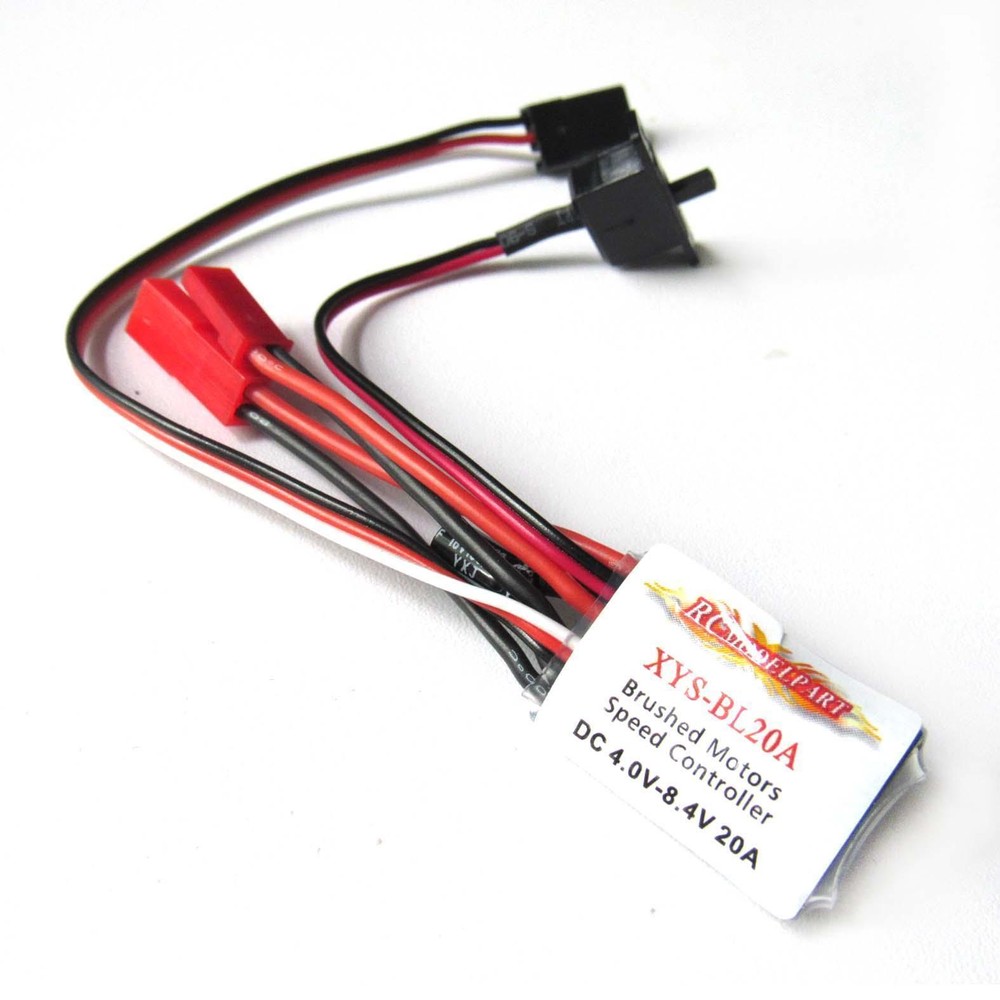 RC ESC Racing 20A Brushed Motor Speed Controller 1-2S Without Brake