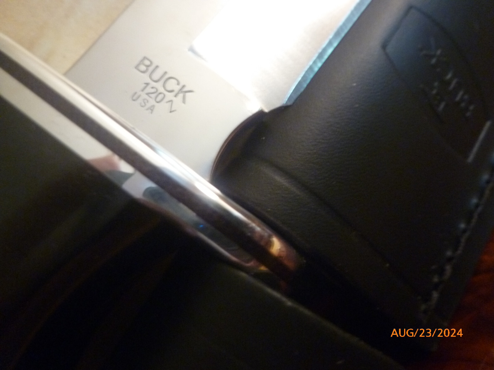 Buck 120 General 120BKS Brand New 2024 Fixed Blade Knife, Leather Sheath USA