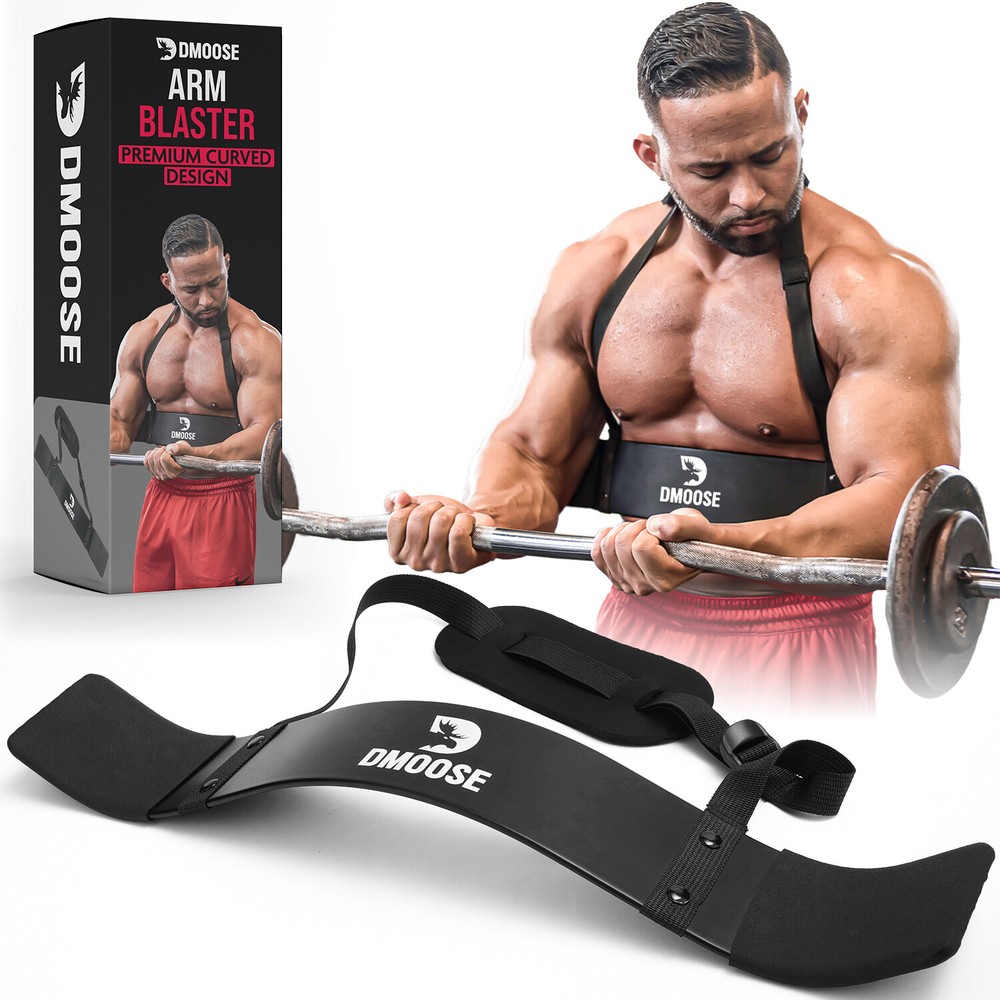 DMoose Arm Blaster for Bigger Biceps & Triceps, Isolation Training Workout