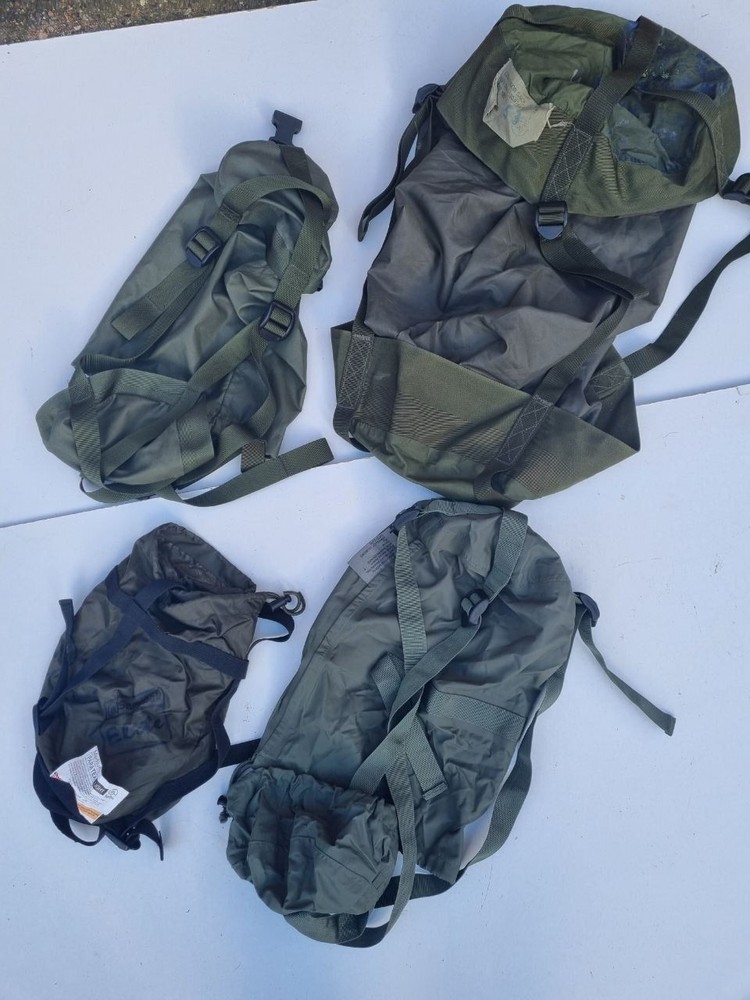 BRITISH ARMY ISSUE SLEEPING BAG STUFF SACKS  GENUINE ISSUE VARIATIONS