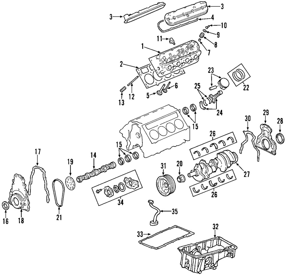 Genuine GM Piston Rings 12670787