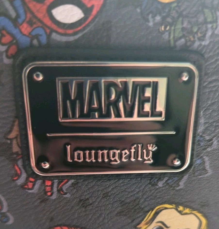 Loungefly Marvel Mini Backpack Avengers Chibi All Over Print NWT Spider-Man Iron