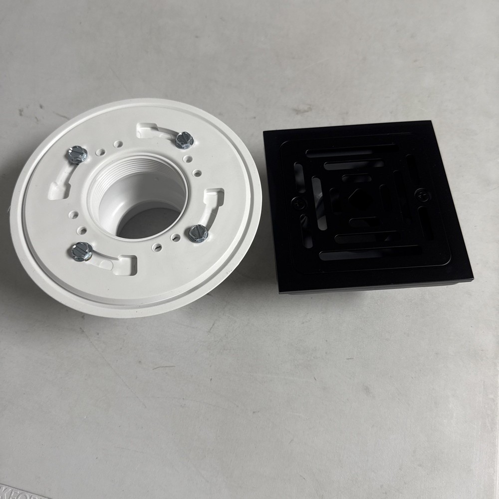 PROFLO PF607MB Square Shower Drain - Black