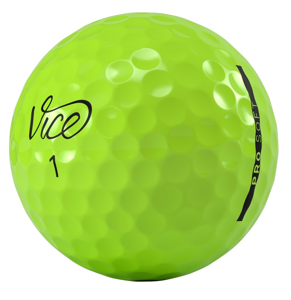 VICE Pro Soft Golf Balls NEON LIME