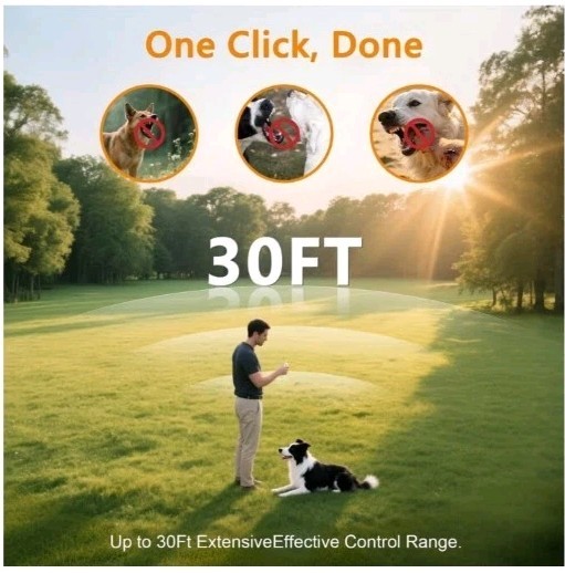 MALOK Anti Barking Devices - 30FT Effective Range, 3 Adjustable Modes, 2025...